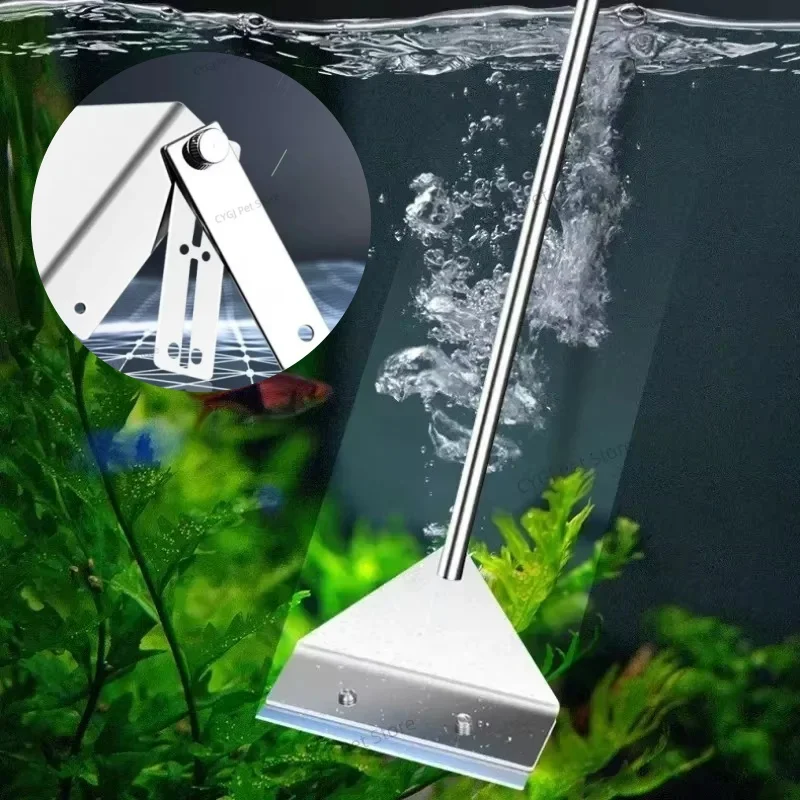 Cleaner Fish Aquarium - Fish Tank Cleaning Tool Flat Sand