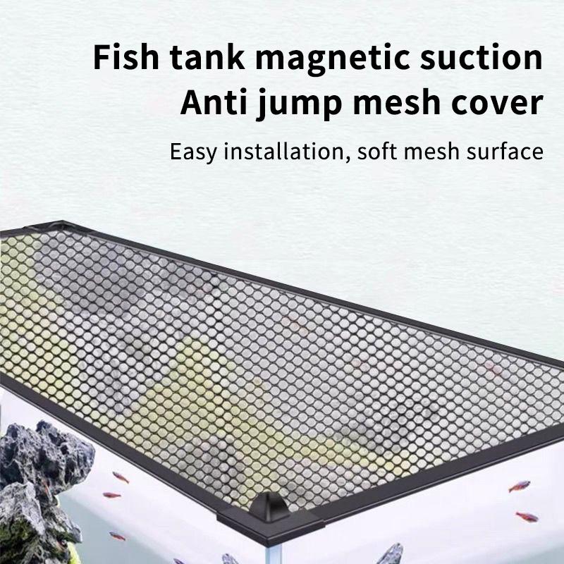Aquarium Fish Jumping - Garden.Durable Magnetic Fish Tank Lid Cover