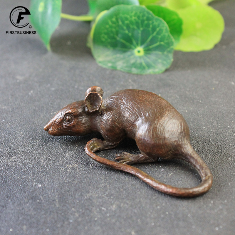 Aquarium Fish Tank Price - Heavy Brass BIG Rat Mouse Figurines