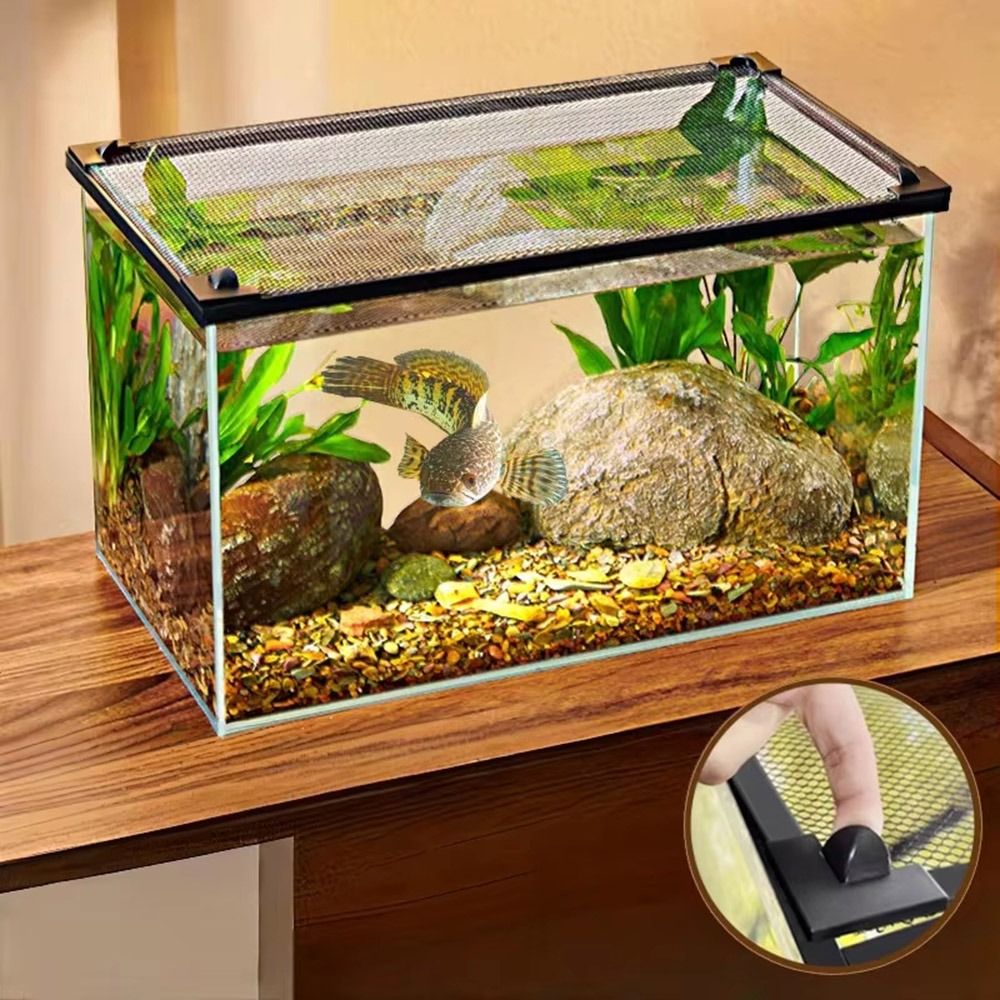 Aquarium Fish Jumping - Sturdy Magnetic Fish Tank Lid Cover