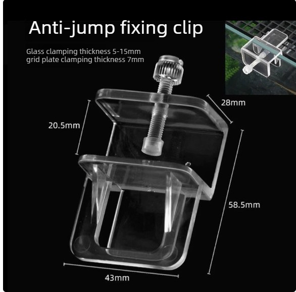 Aquarium Fish Jumping - Aquarium Cover Clamp Acrylic Fixed Clip