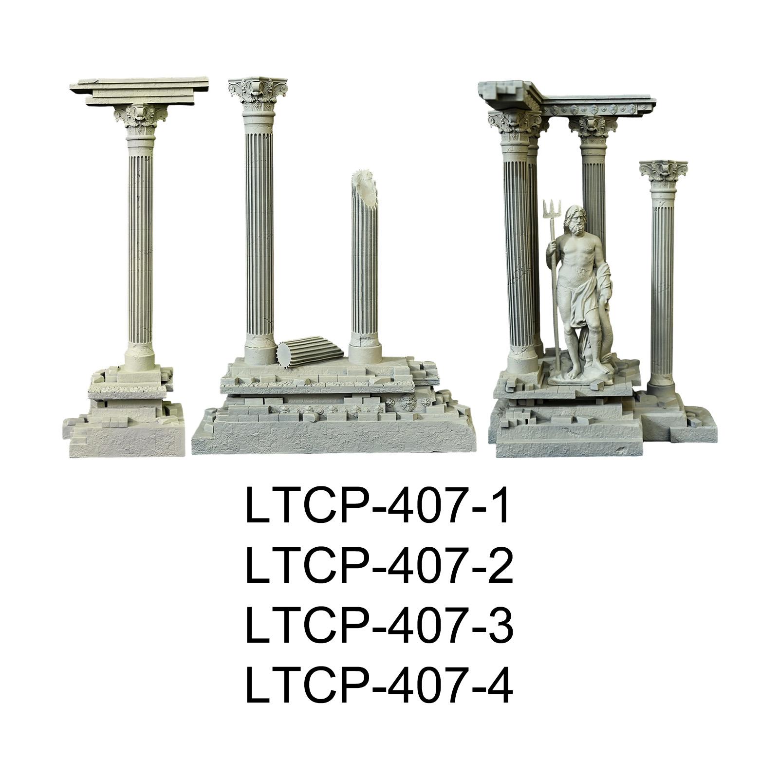 Aquarium Fish Tank Price - Roman Column Decoration Resin Fish Tank