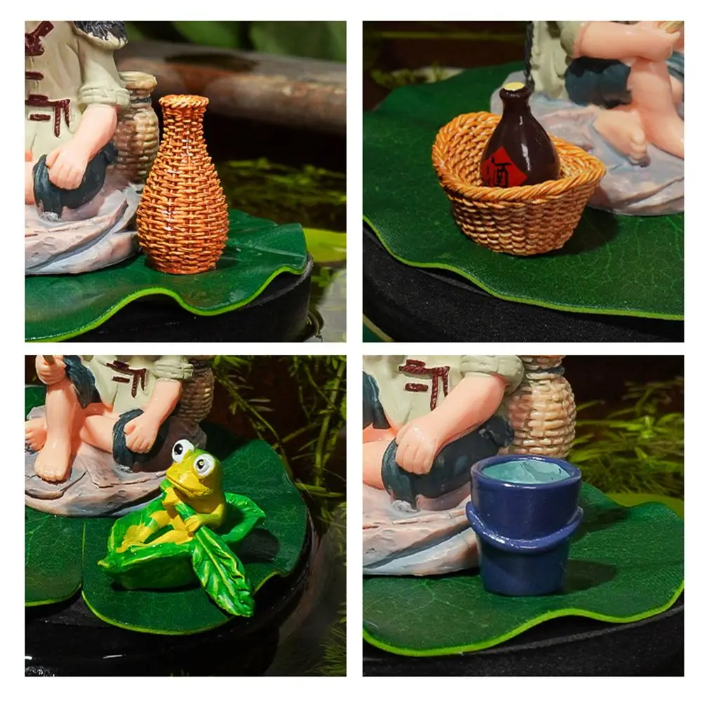 Fish Aquarium Guide - Fishing Rockery Aquarium Sculptures for Elderly