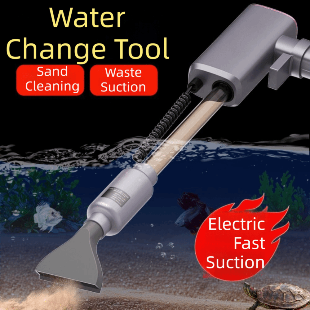 Aquarium Fish Long - Automatic Automatic Aquarium Vacuum Electric Extremely
