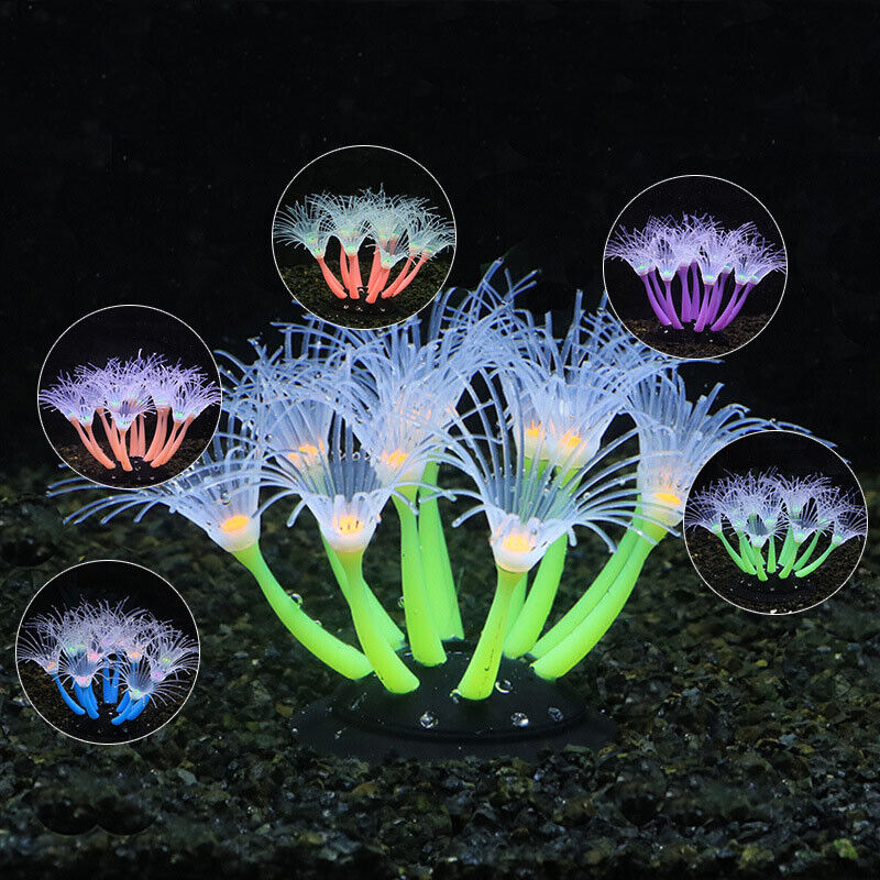 Silicone Glowing Landscape Art - Aquarium Fish Games review and price