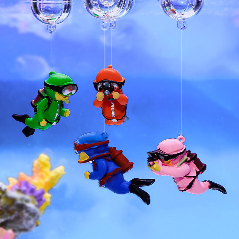 Fish Tank Diver Ornaments Land - Aquarium Fish Games review and price