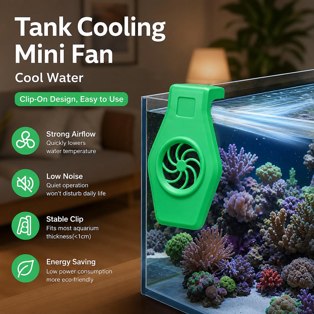Aquarium Cooling Fan Mini Clip - Aquarium Fish Cold Water review and price