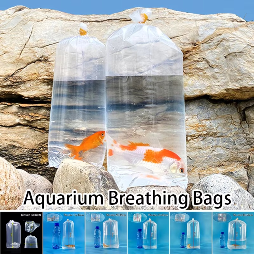 50PCS Aquarium Breathing Bags  - Aquarium Fish Delivery review and price