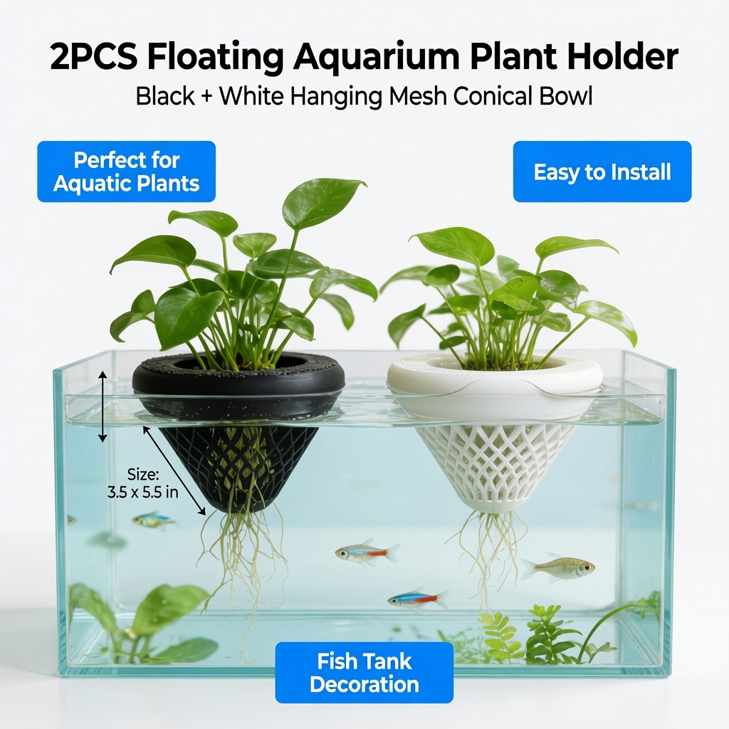 2PCS Floating Aquarium Plant H - Aquarium Fish Tank Price review and price