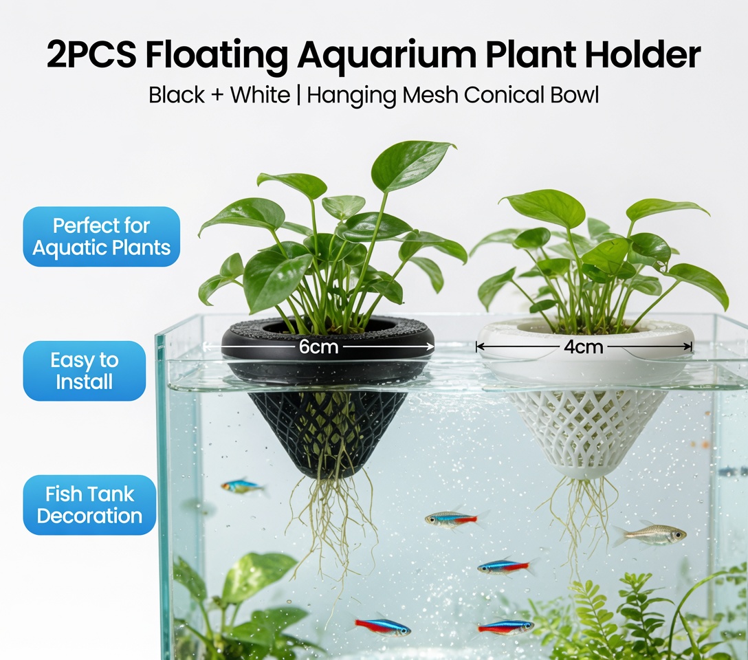 2PCS Floating Aquarium Plant H - Aquarium Fish Tank Price review and price