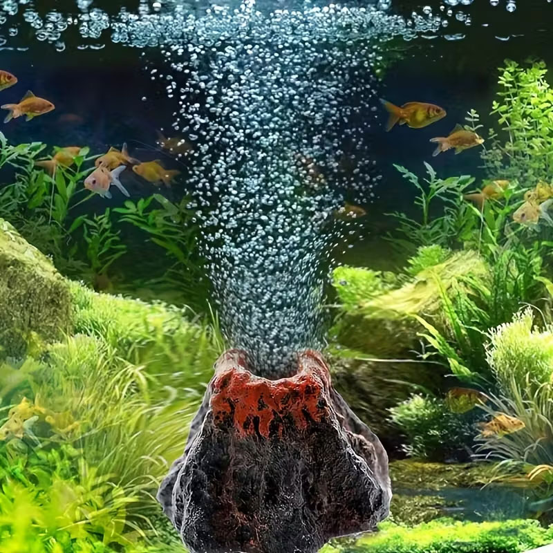 Volcanic Bubble Stone for Aqua - Aquarium Fish Games review and price