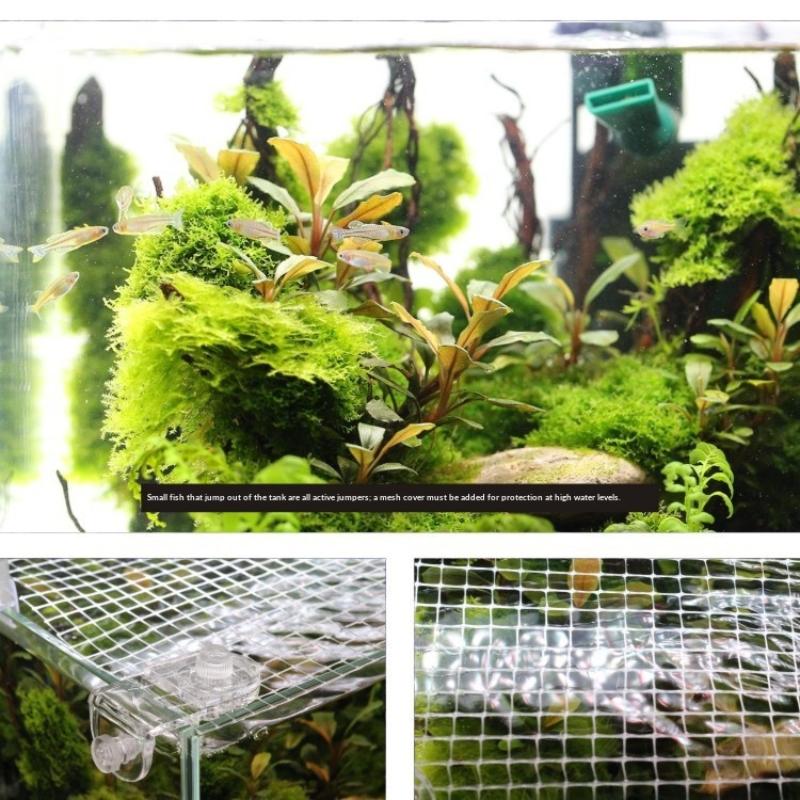 【BA】1Pcs Fish Tank Net Anti Ju - Aquarium Fish Jumping review and price