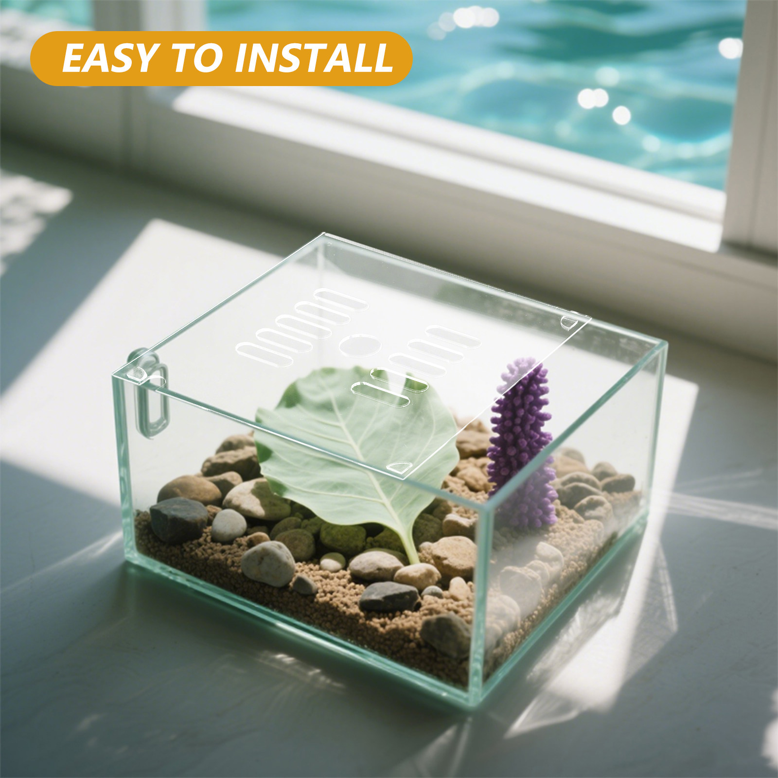 Heavy Duty Clear Acrylic Fish  - Aquarium Fish Jumping review and price