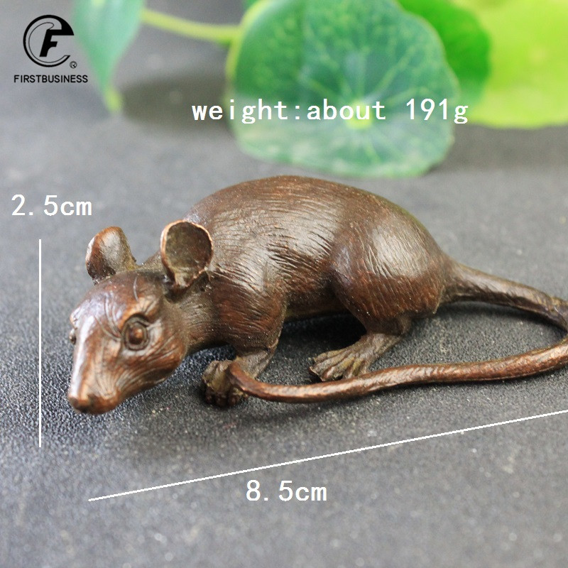Heavy Brass BIG Rat Mouse Figu - Aquarium Fish Tank Price review and price