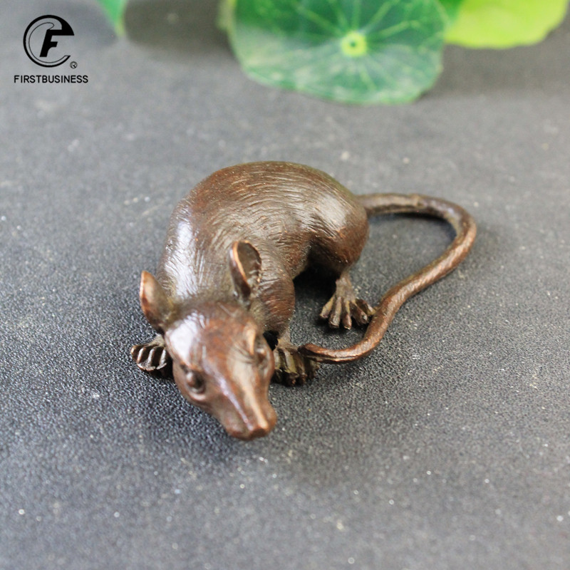 Heavy Brass BIG Rat Mouse Figu - Aquarium Fish Tank Price review and price