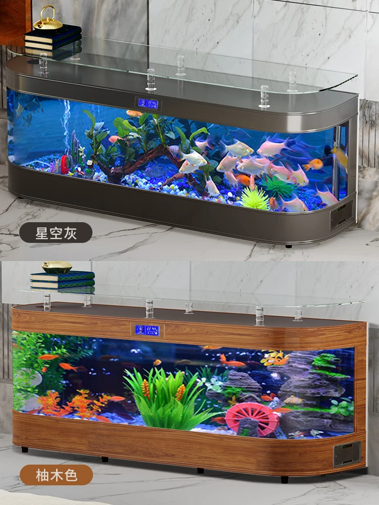 TV Cabinet Glass Fish Tank Sma - Aquarium Fish Delivery review and price