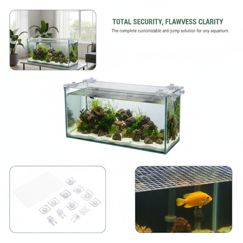 1Pcs Anti Escape Fish Tank Net - Aquarium Fish Jumping review and price