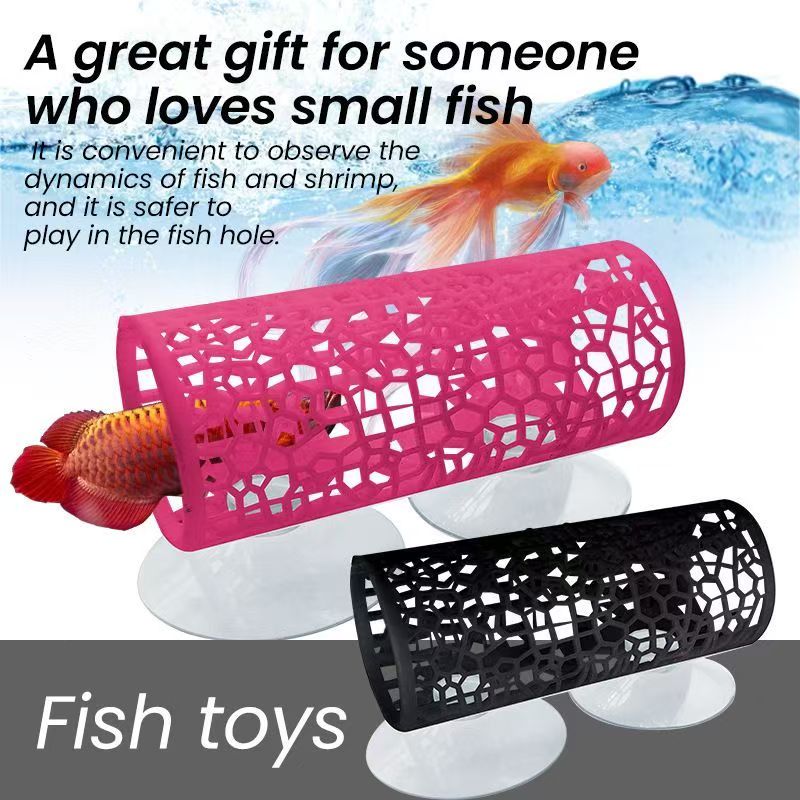 Aquarium Fish Tunnel Toys Bett - Aquarium Fish Feeder review and price