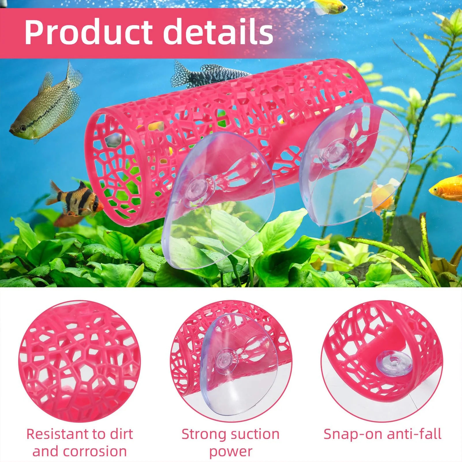Aquarium Fish Tunnel Toys Bett - Aquarium Fish Feeder review and price