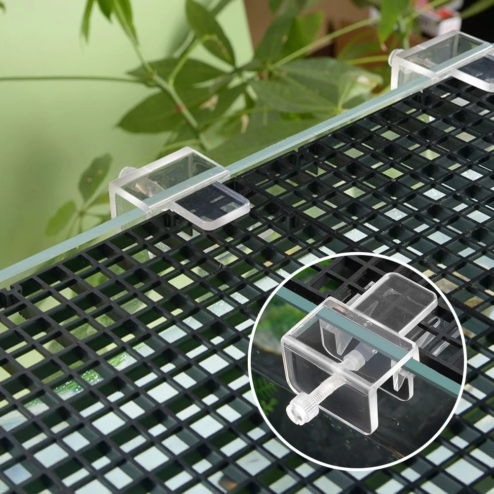 Aquarium Cover Clamp Acrylic F - Aquarium Fish Jumping review and price
