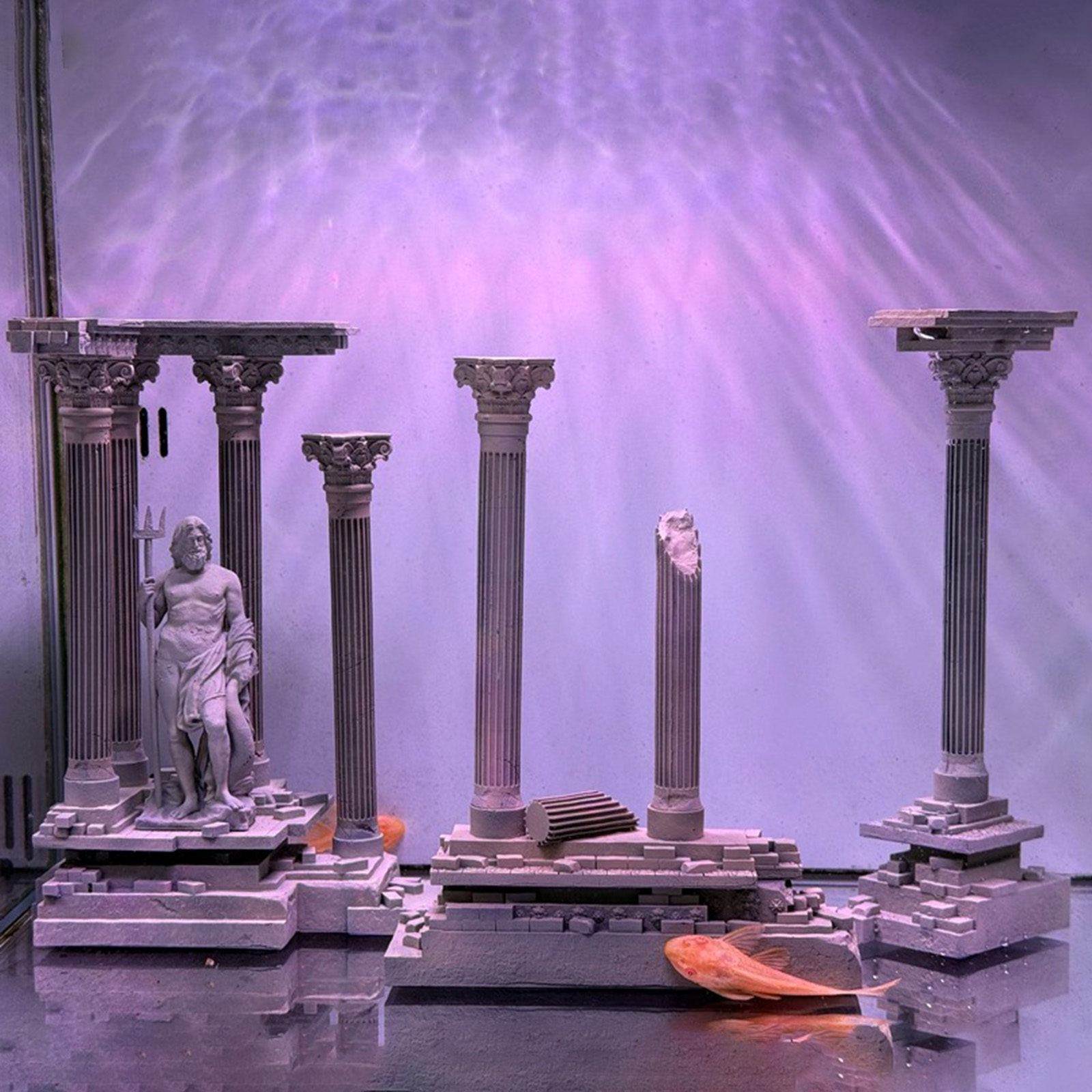 Roman Column Decoration Resin  - Aquarium Fish Tank Price review and price