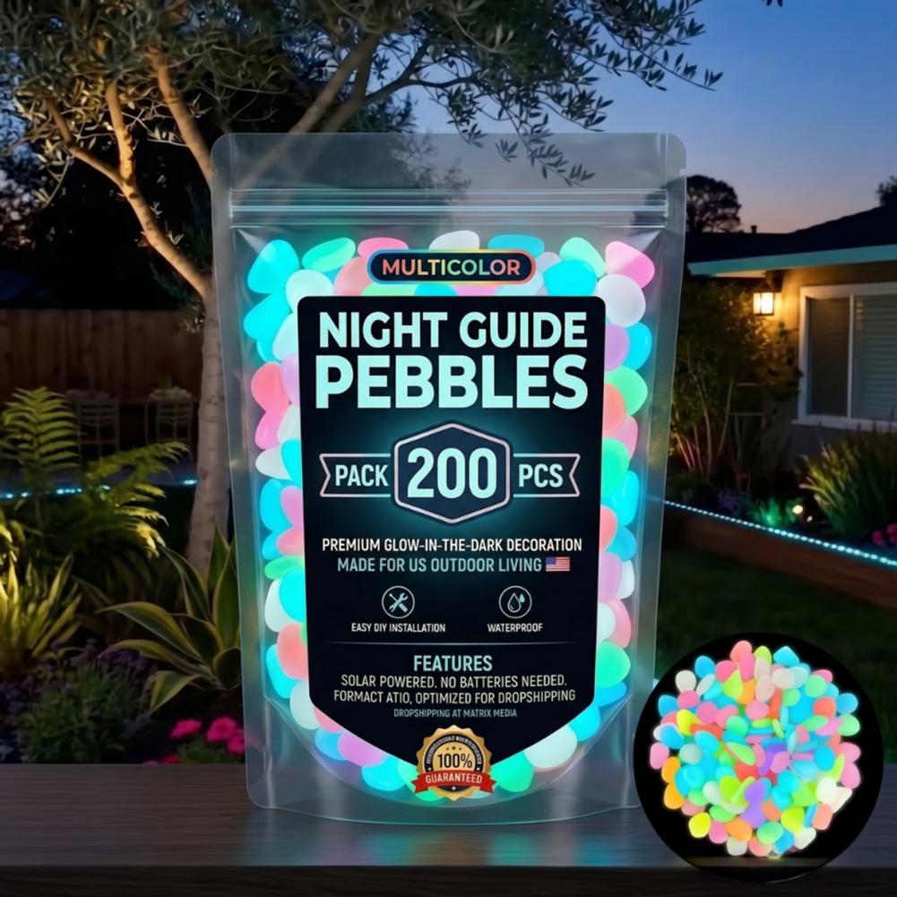 Resin Glow-in-the-Dark Pebbles - Fish Aquarium Guide review and price