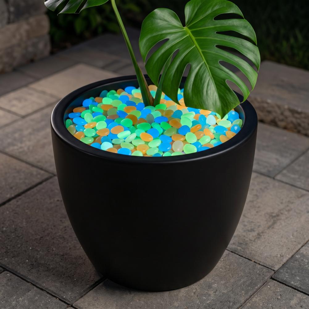 Resin Glow-in-the-Dark Pebbles - Fish Aquarium Guide review and price