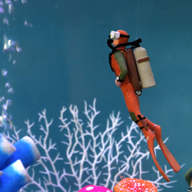 Aquarium Diver Decoration Floa - Aquarium Fish Games review and price