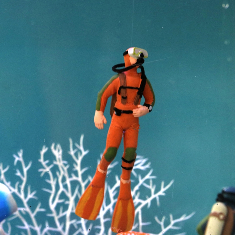 Aquarium Diver Decoration Floa - Aquarium Fish Games review and price