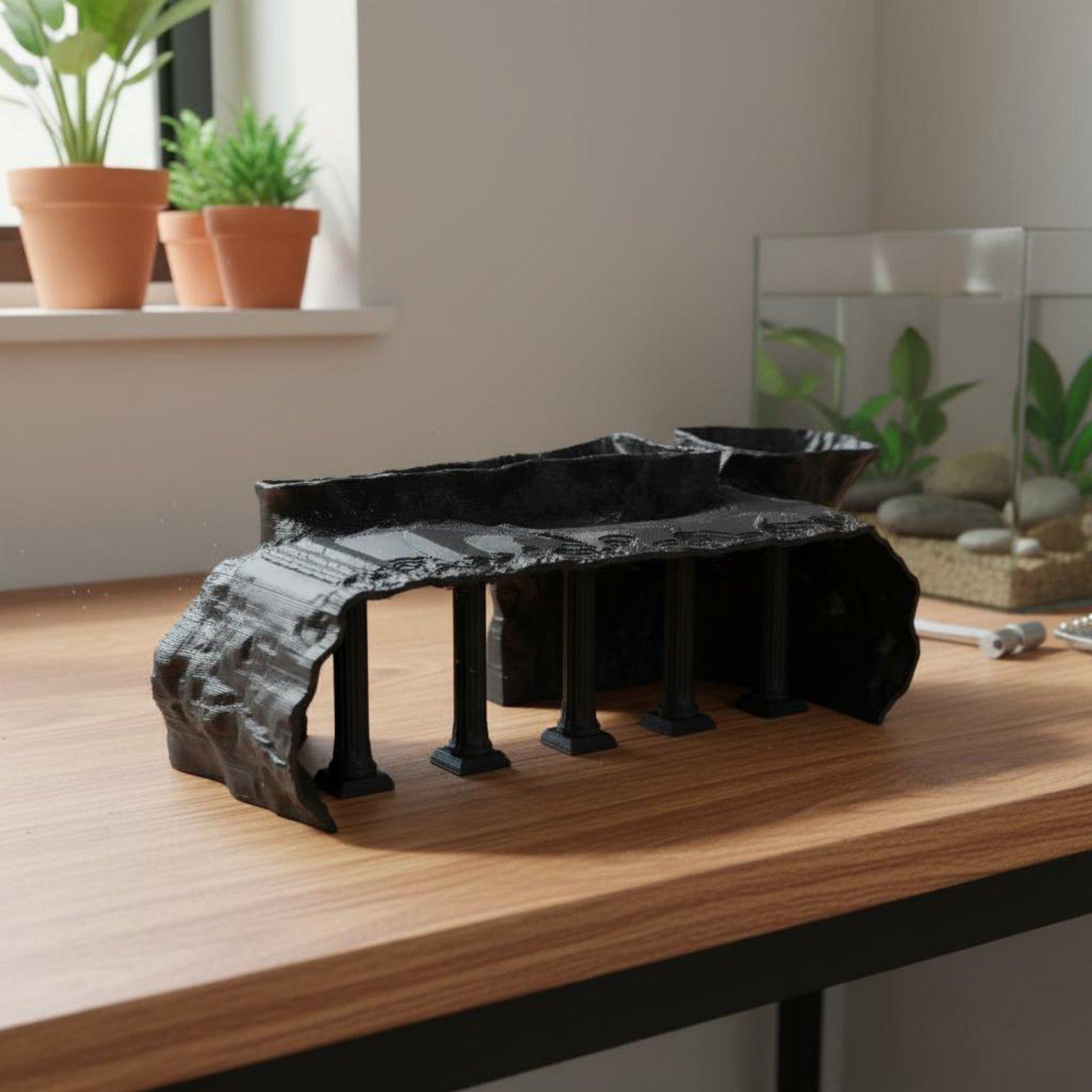 Aquarium Cave Decorative Roman - Aquarium Fish Cave review and price