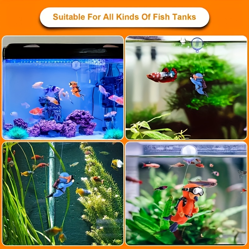 2pcs Vibrant Diver Aquarium De - Aquarium Fish Tank Price review and price
