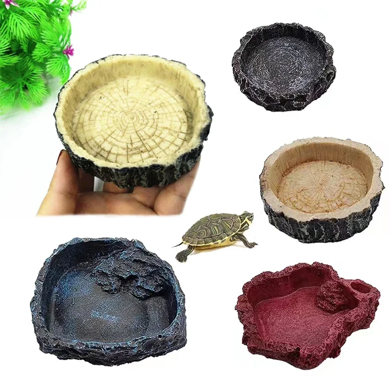 Pet Reptile Feeder Bowl Resin  - Aquarium Fish Feeder review and price