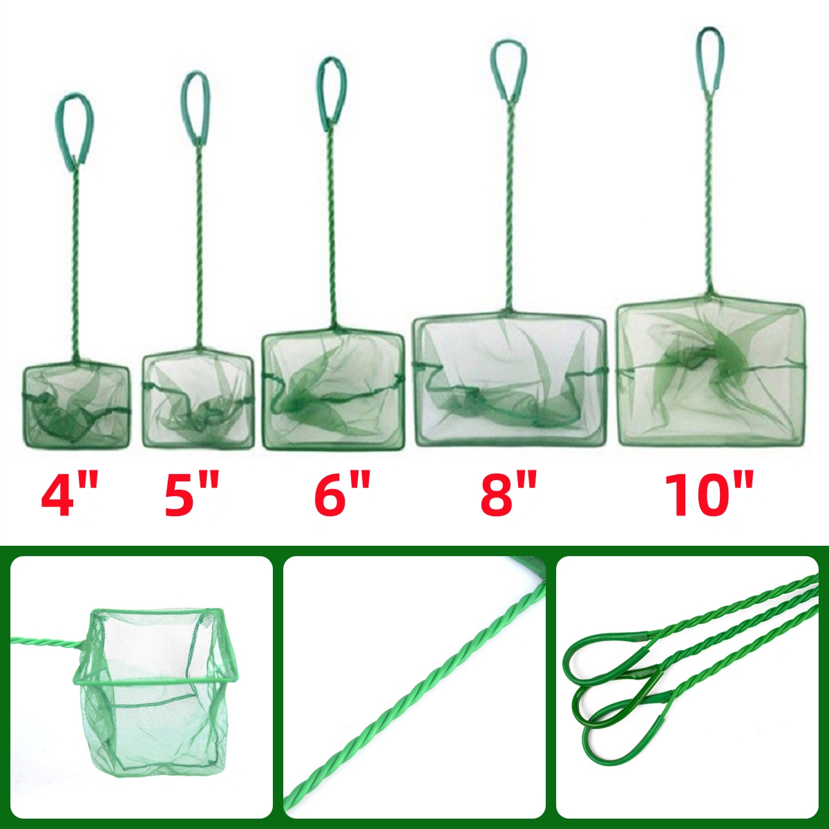 3~10 Inch Portable Nylon Green - Aquarium Fish Long review and price